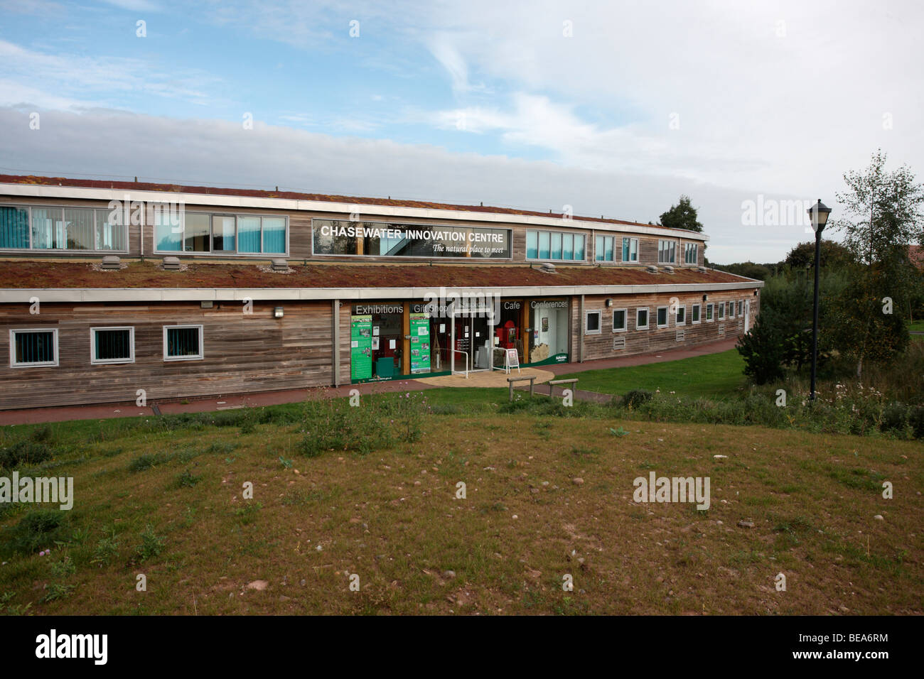 Chasewater country park visitor centre, Staffordshire, September 2009 Stock Photo