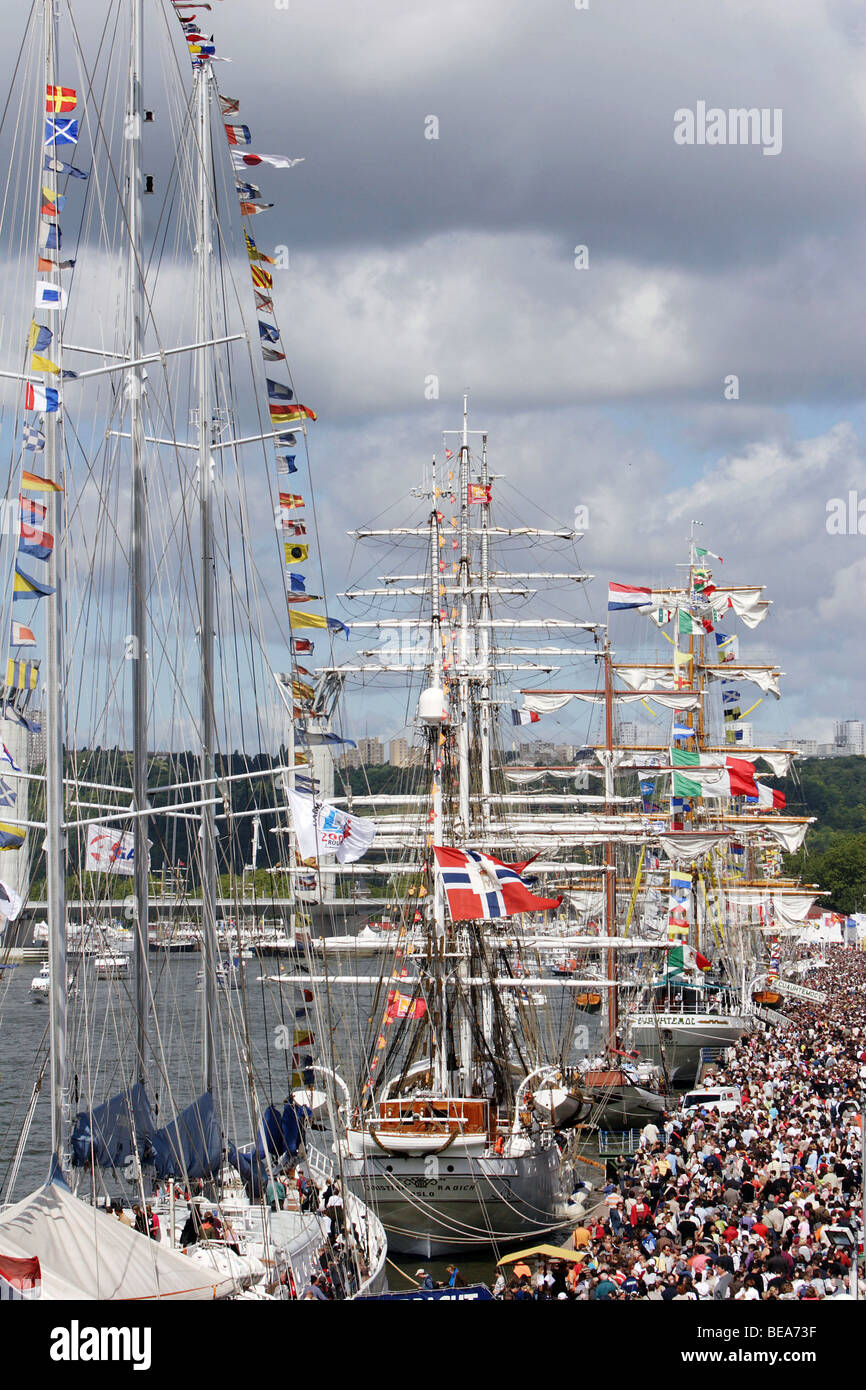 Rouen (76): 5th edition of the 'Armada du siècle' (Armada of the century) (2008/07/06) Stock Photo