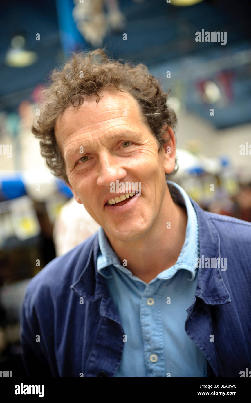 Celebrity TV gardener MONTY DON at the Abergavenny food festival, Monmouthshire south wales UK Stock Photo