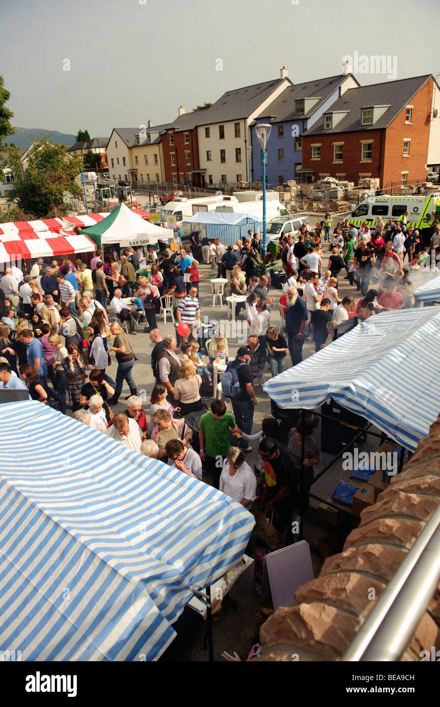 Abergavenny food festival, Monmouthshire south wales UK. Stock Photo