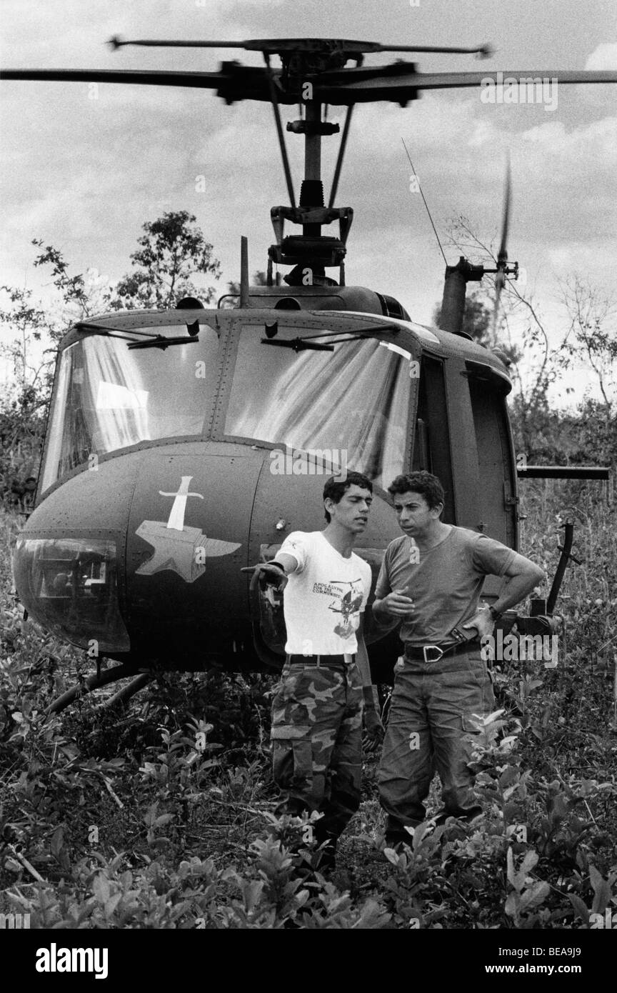 NORTHERN MORAZAN PROVINCE, El SALVADOR, MARCH 1984: Colonel Monterosa