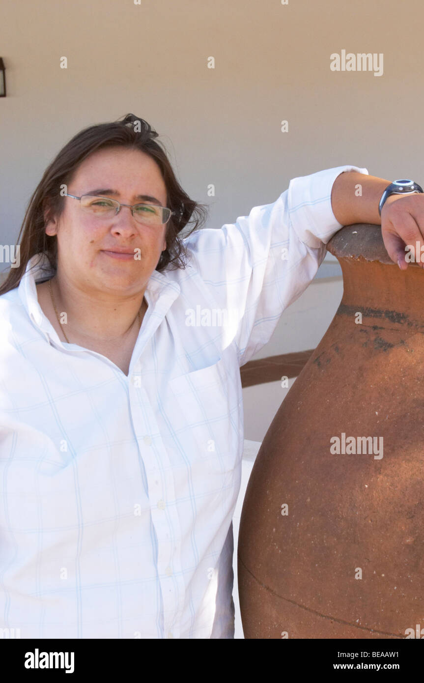 Ana Paula Tordo, winemaker herdade de sao miguel alentejo portugal Stock Photo