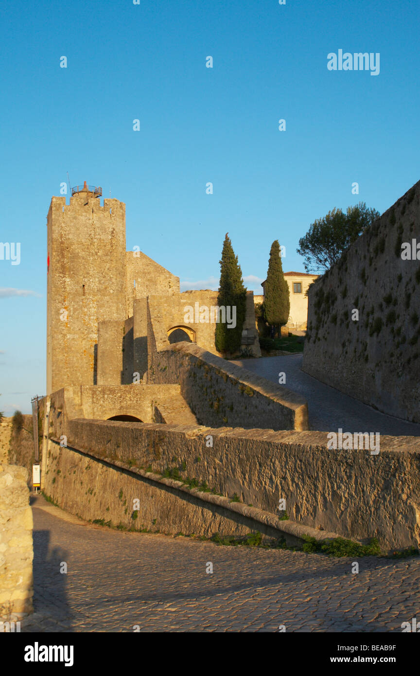 city fortifications palmela setubal portugal Stock Photo