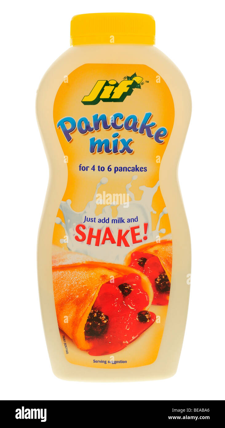 Jif Easy Pancake Mix Aug 2009 Stock Photo Alamy
