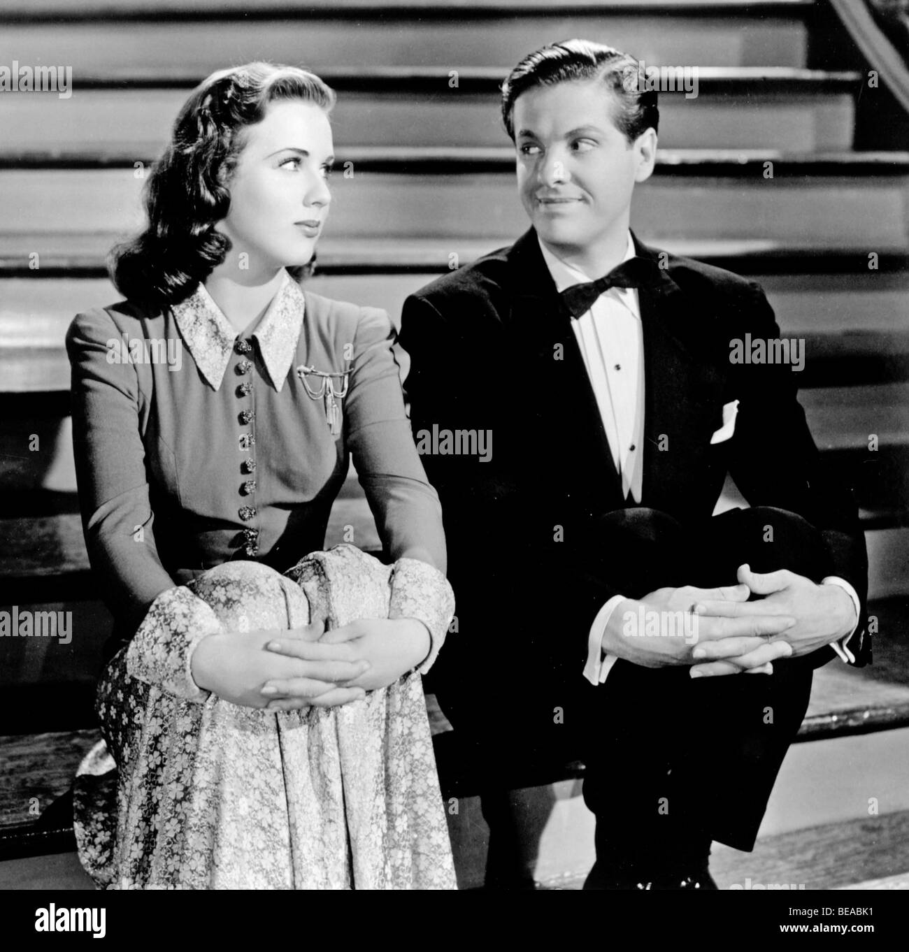 IT STARTED WITH EVE  - 1941 Universal film with Deanna Durbin and Robert Cummings Stock Photo
