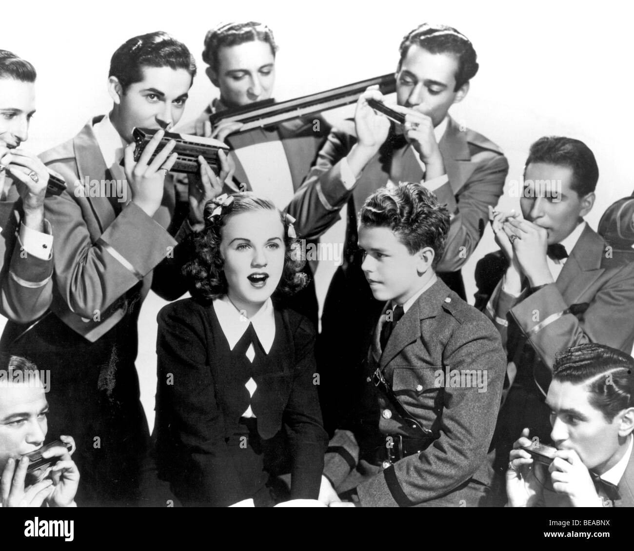 MAD ABOUT MUSIC - 1938 Universal film with Deanna Durbin Stock Photo