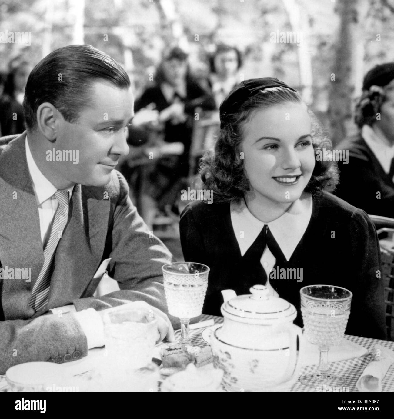 MAD ABOUT MUSIC - 1938 Universal film with Deanna Durbin and Herbert Marshall Stock Photo