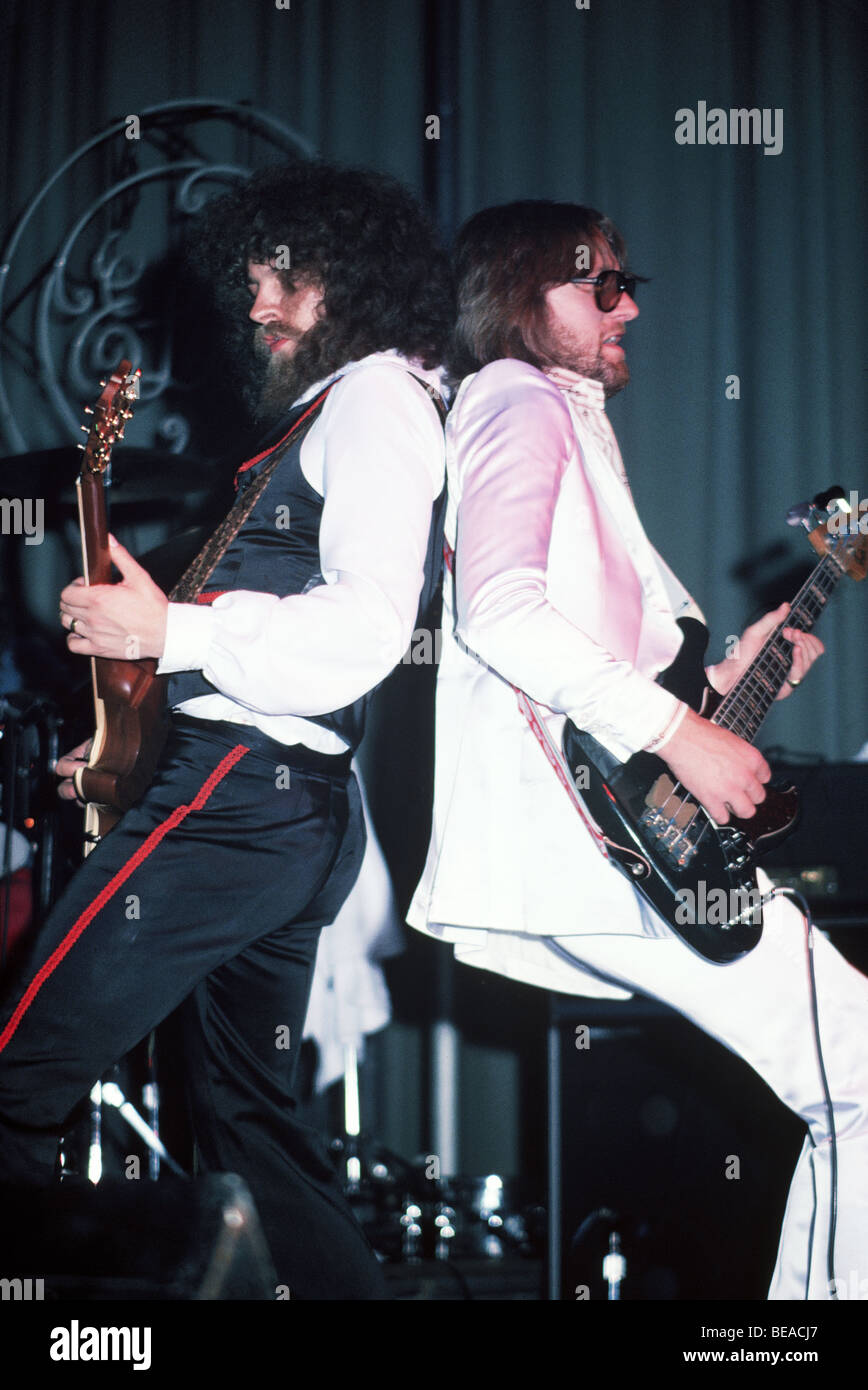 ELO  - UK rock group in February 1976 Stock Photo