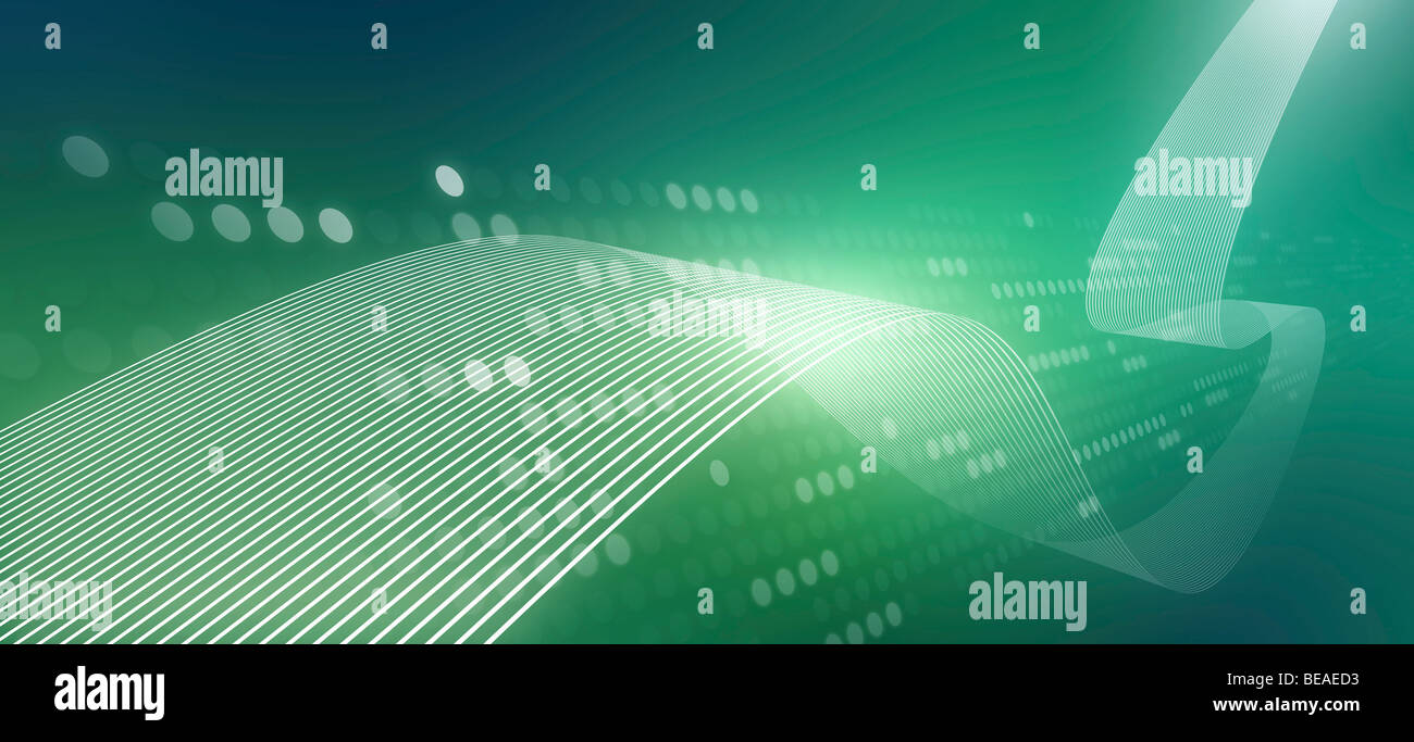 Abstract patterns against a green background Stock Photo - Alamy