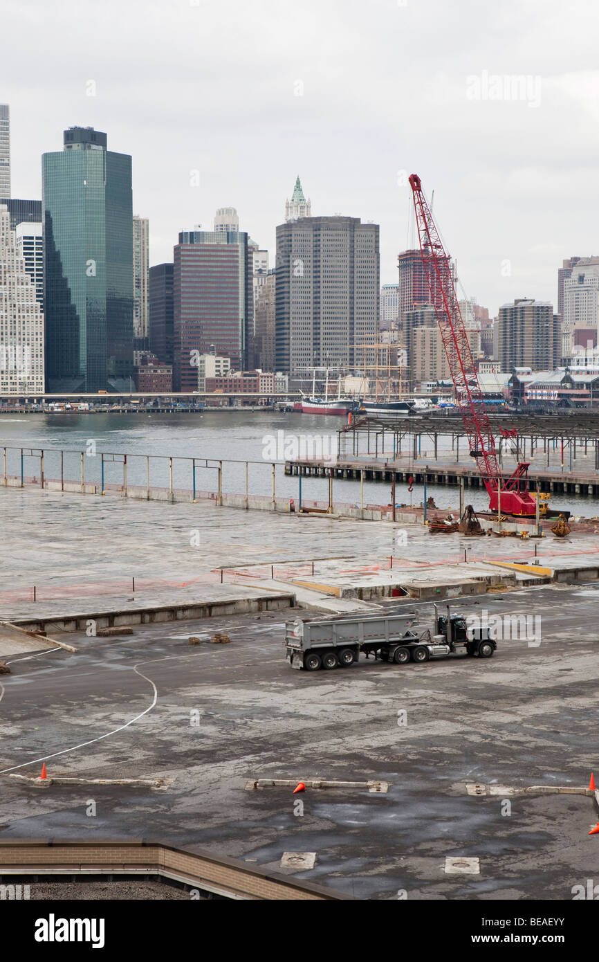 Construction site, Manhattan, New York City, NY, USA Stock Photo