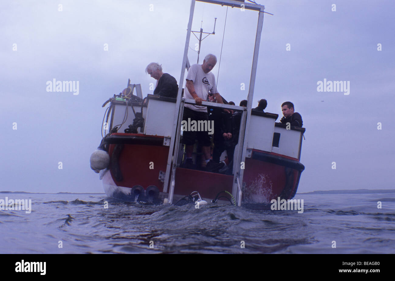 Sovereign Divers, Dive Boat. Farne Islands Northumberland. UK Stock