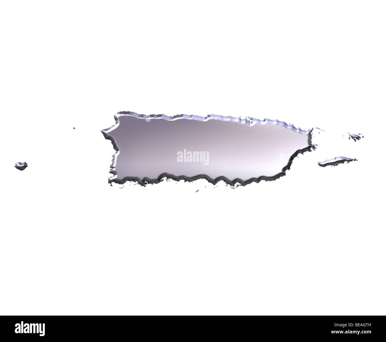 Puerto Rico Map High Resolution Stock Photography And Images Alamy