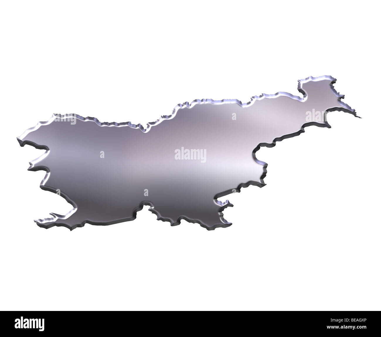 Country slovenia map hi-res stock photography and images - Alamy