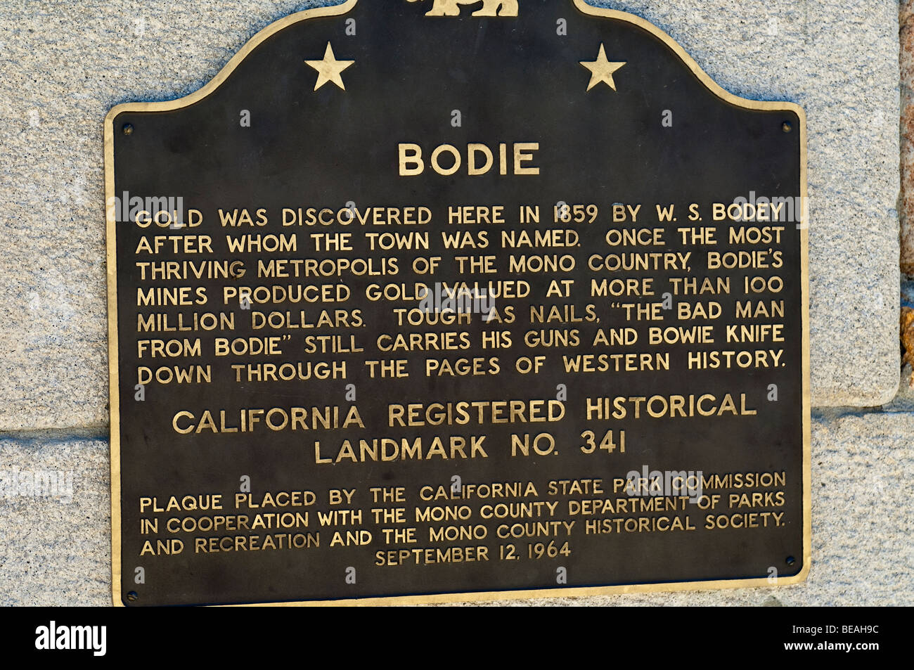 Bodie State Historic Park, California Stock Photo