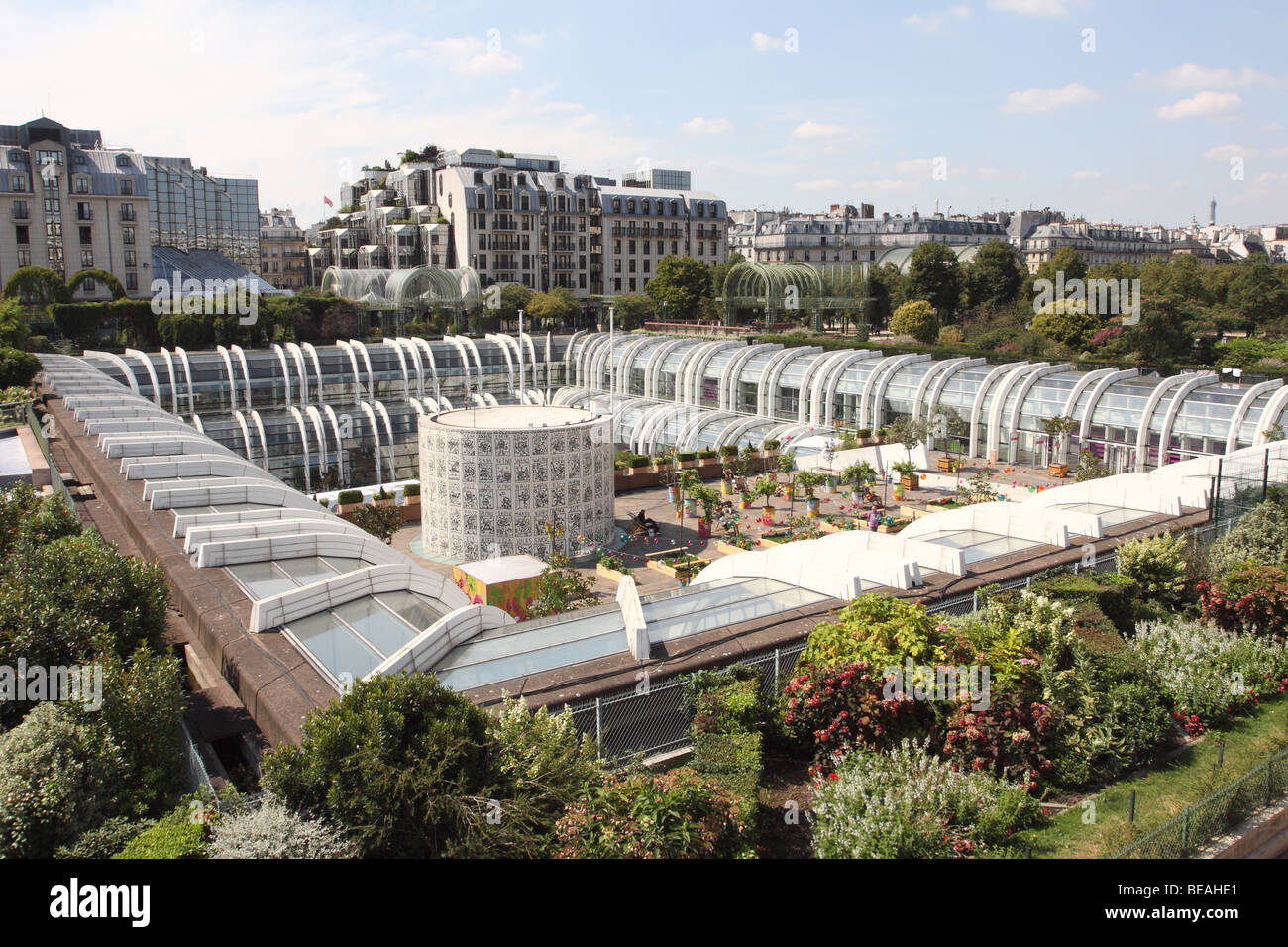 pubblic garden in paris Stock Photo