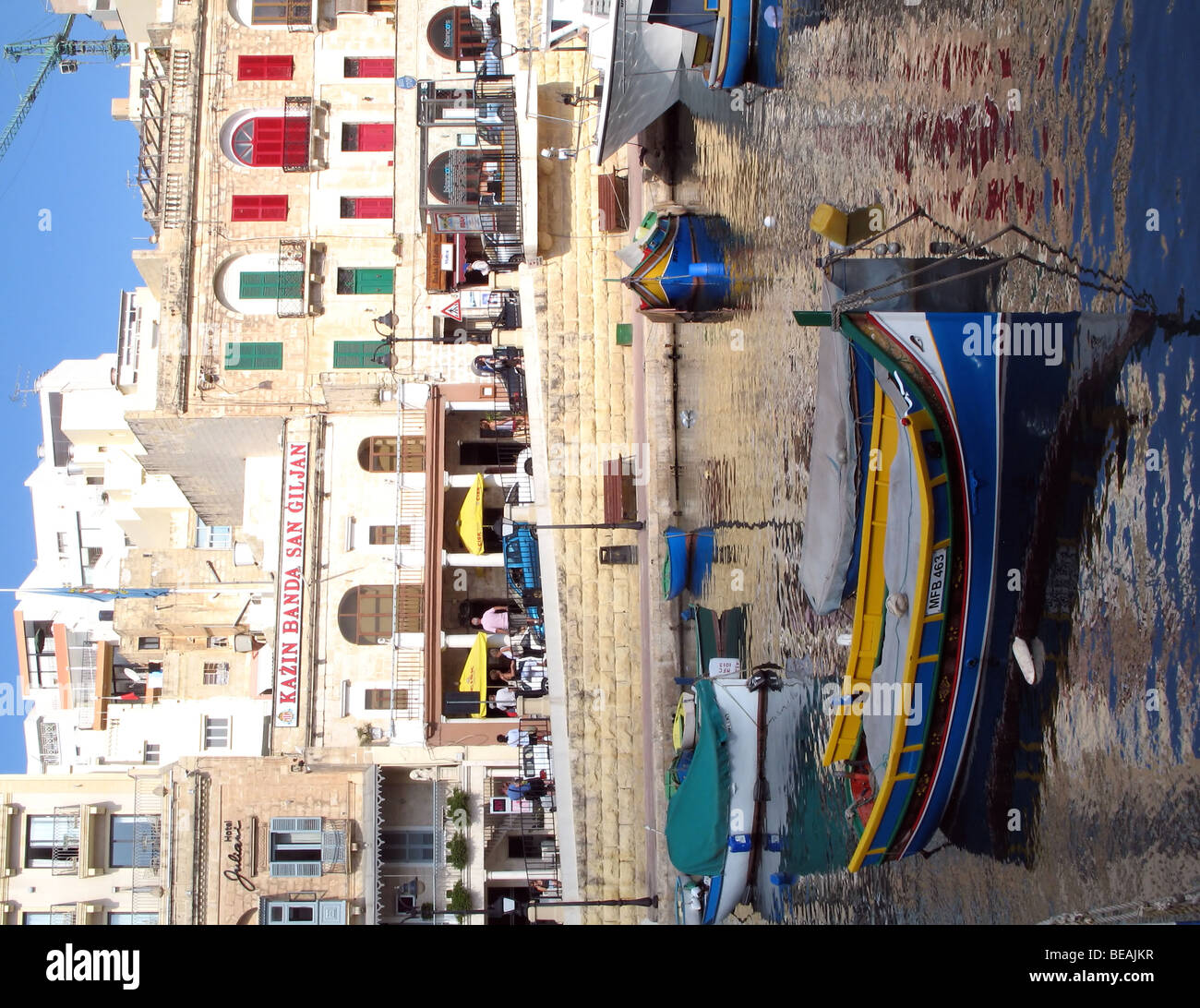 St Julians harbour (Malta, Maltese islands) Stock Photo