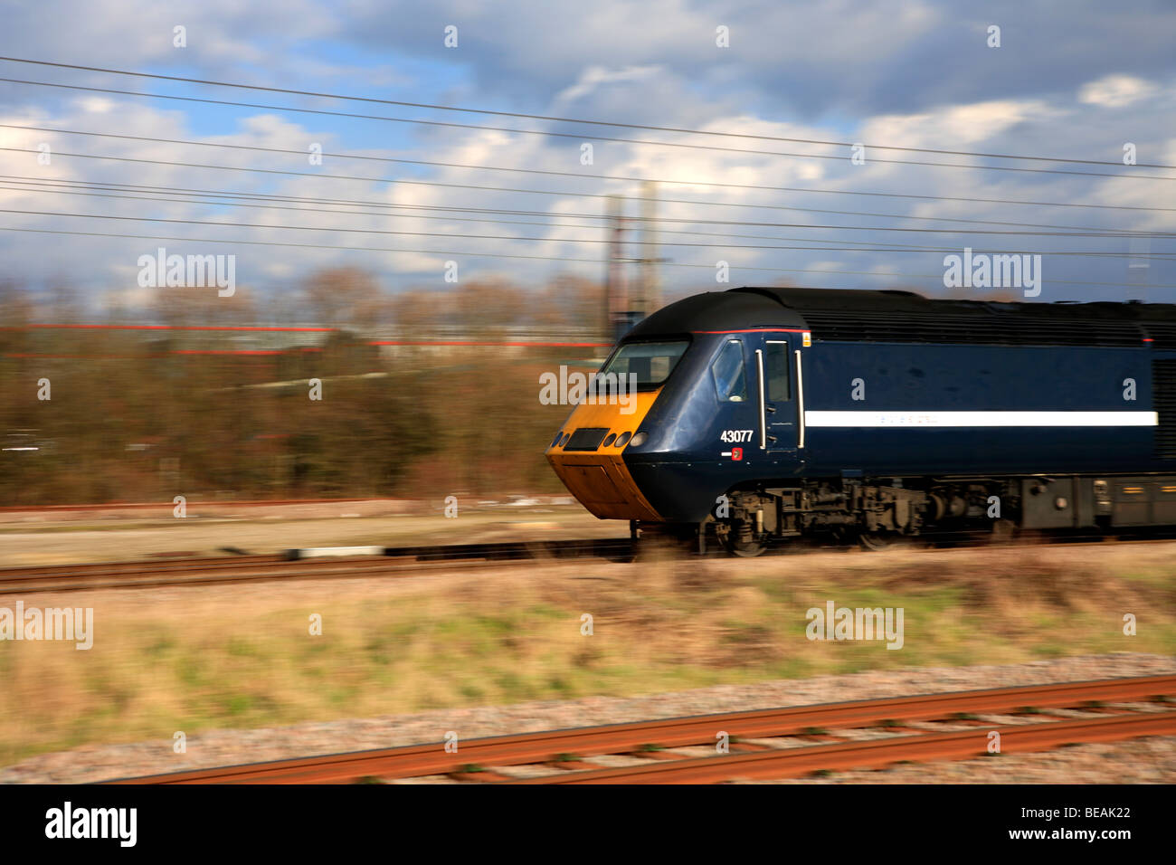 Line train speed speeding fast hi-res stock photography and images - Alamy