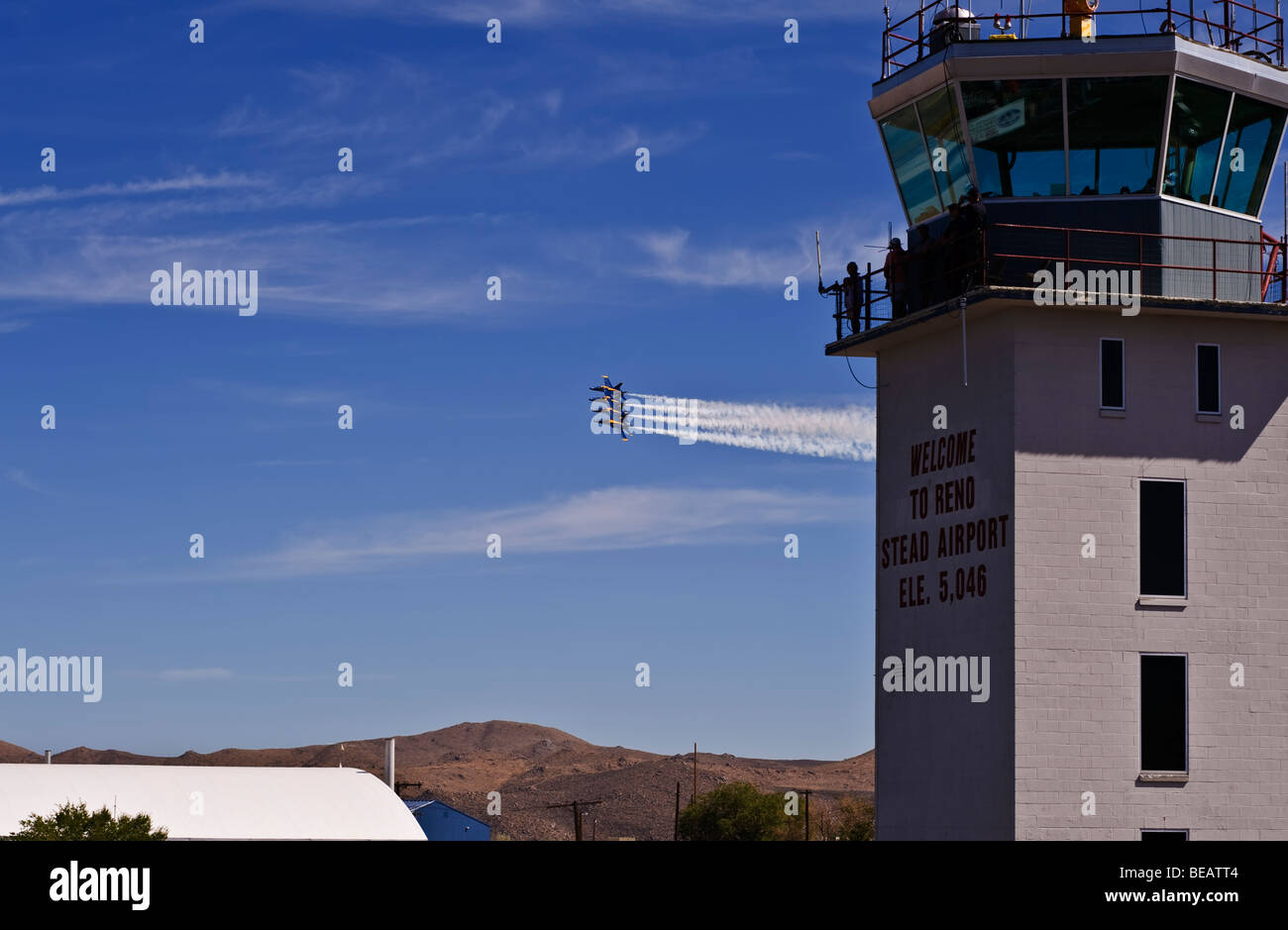 Blue Angels at Reno Air Races Stock Photo