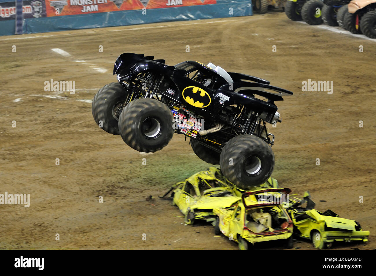 Monster Jam Batman with John Seasock Driver Stock Photo - Alamy