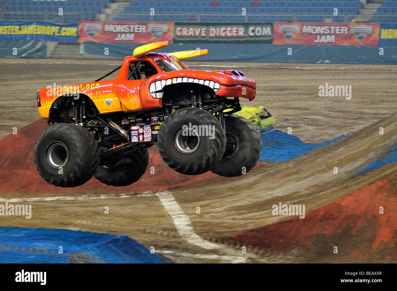 Monster Jam El Toro Loco With Damon Bradshaw Driver Stock Photo