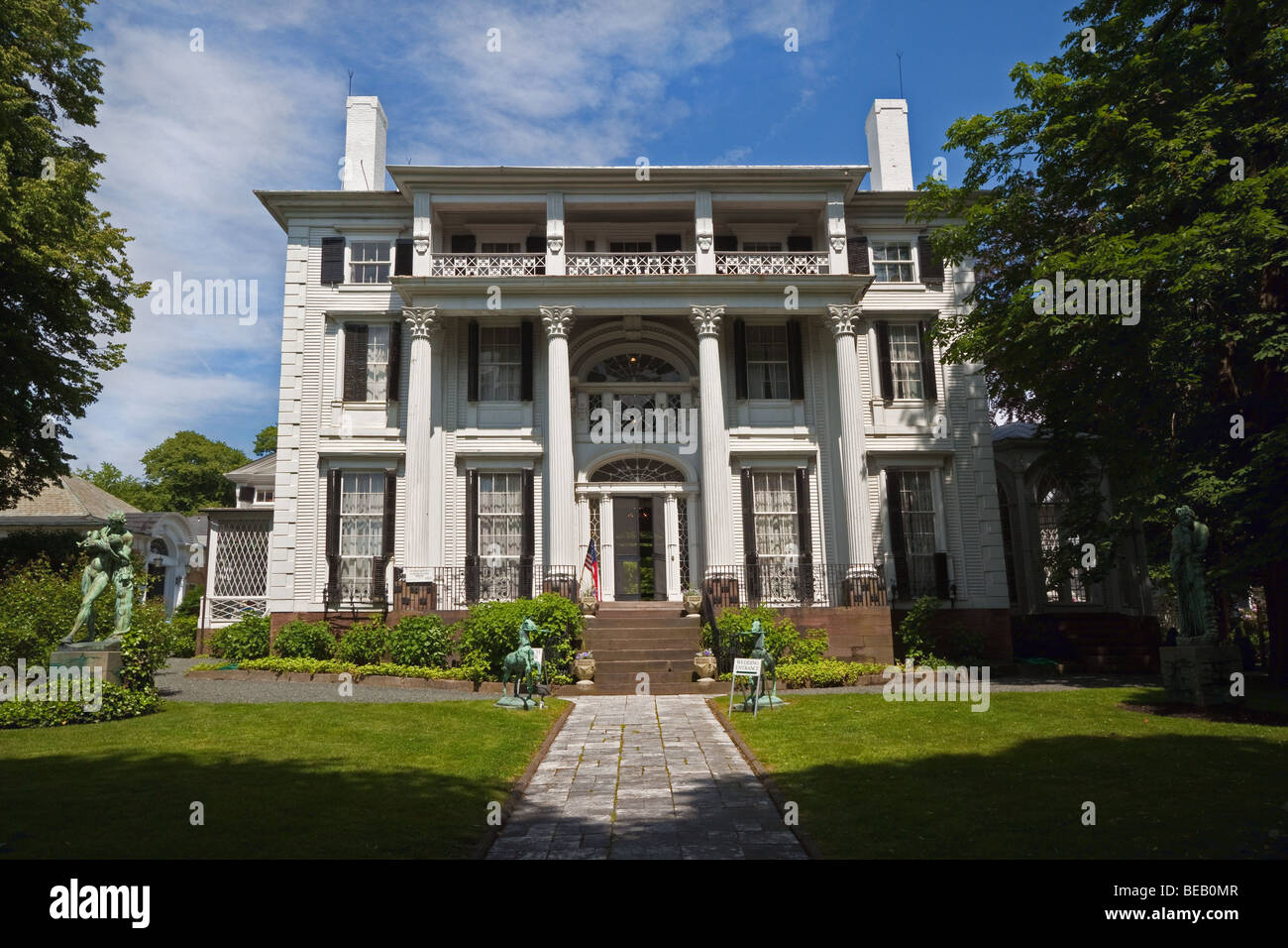 Linden Place Museum, an 1810 mansion of the influential Dewolf/Colt