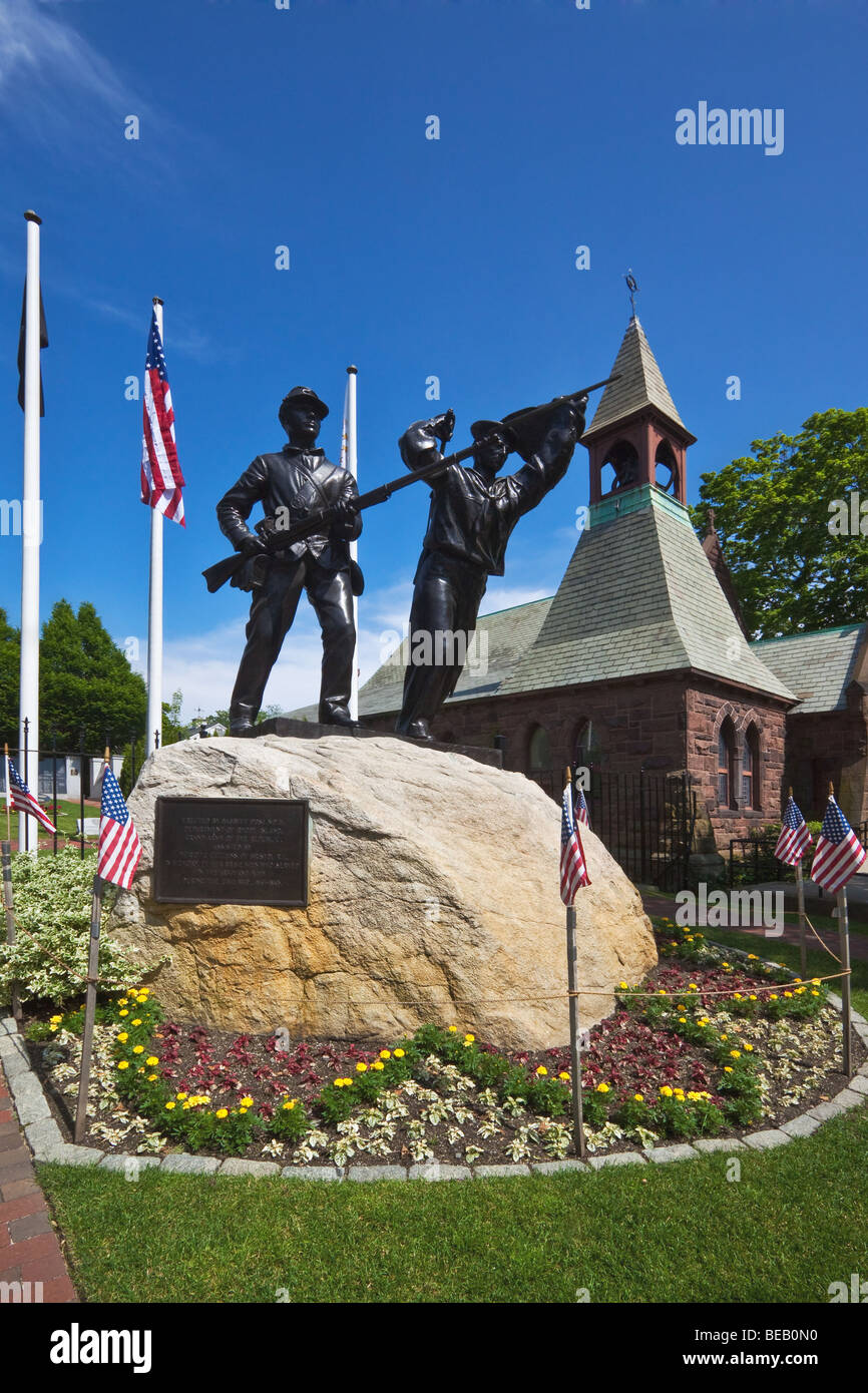 The 'Soldier & Sailor Memorial' to the fallen of the American Civil War (186165) on Hope Street