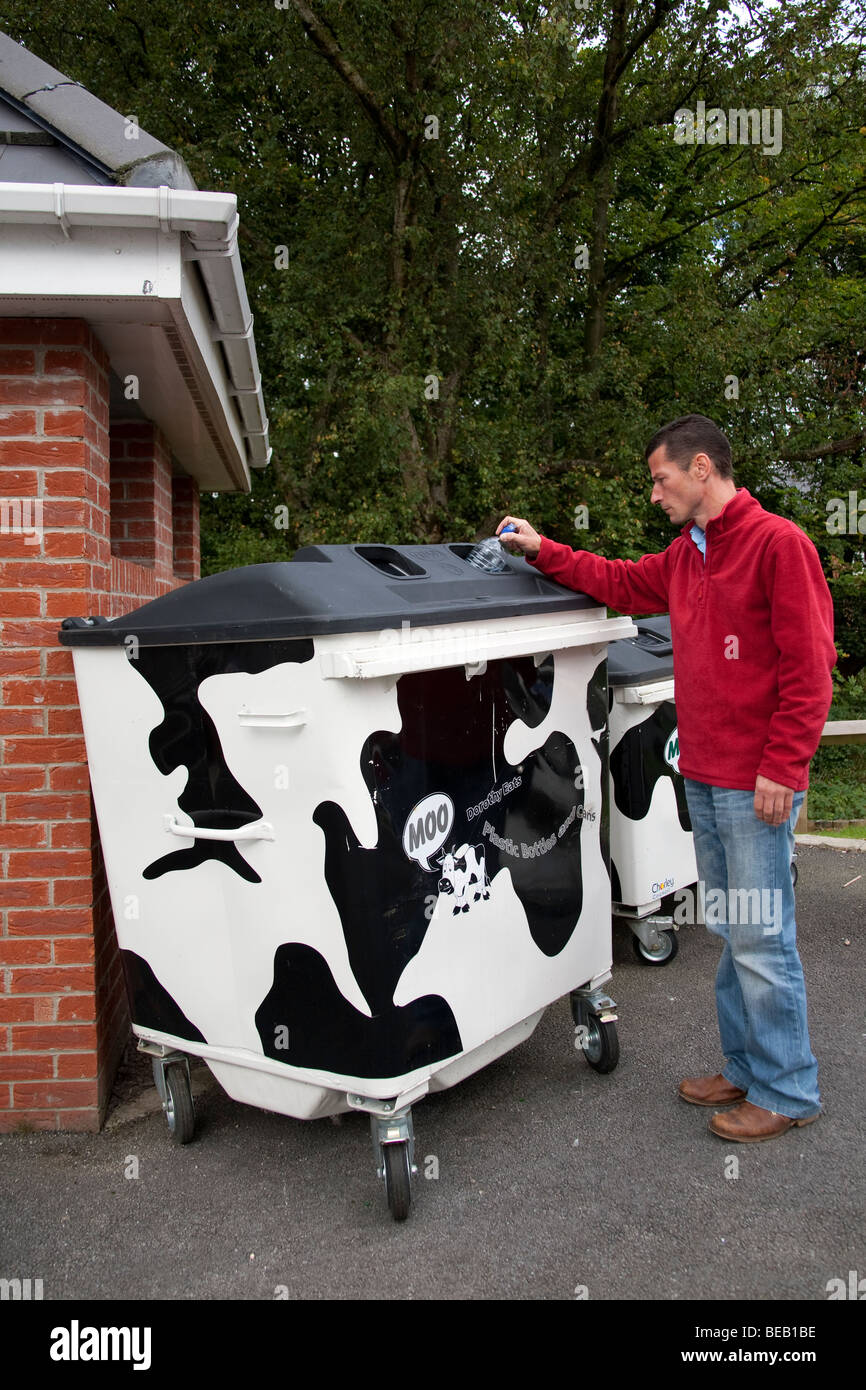 Chorley Council Refuse Collection Bins Stock Photo Alamy