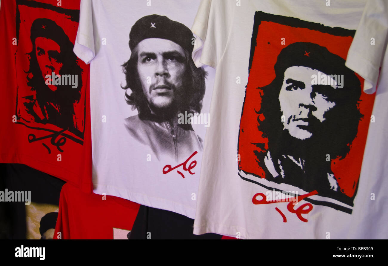 Che Guevara T-Shirts, Trinidad, Cuba Stock Photo