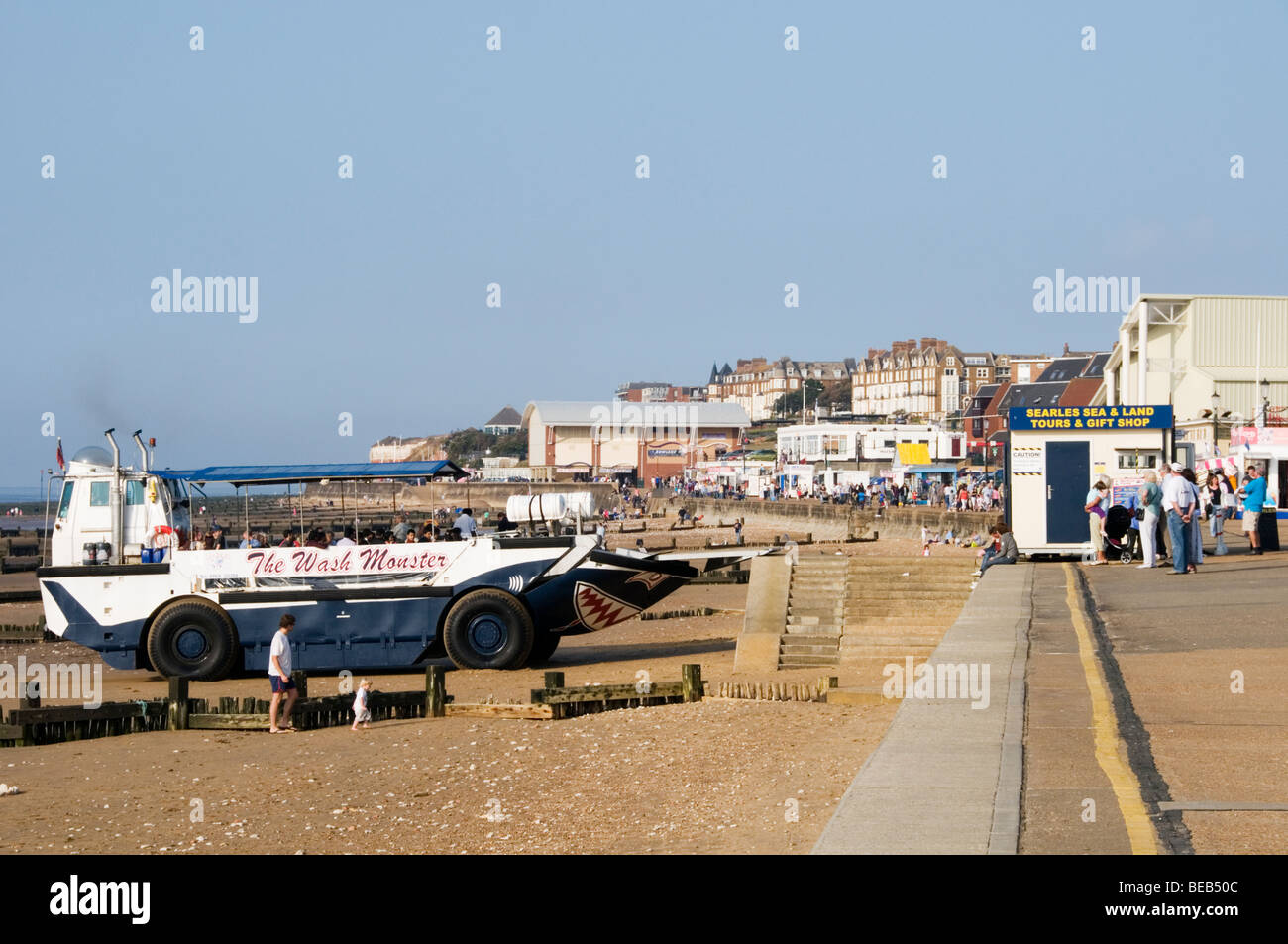 Amphibious vehicle offering boat trips from Hunstanton, Norfolk