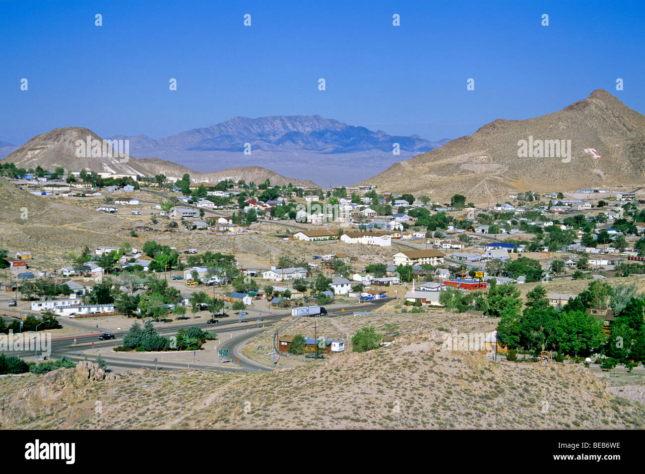 Tonopah, Nevada, historic silver and gold mining town in Nye County 