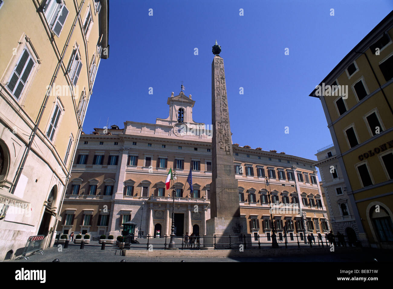 Italy, Rome, Piazza di Montecitorio, italian parliament Stock Photo