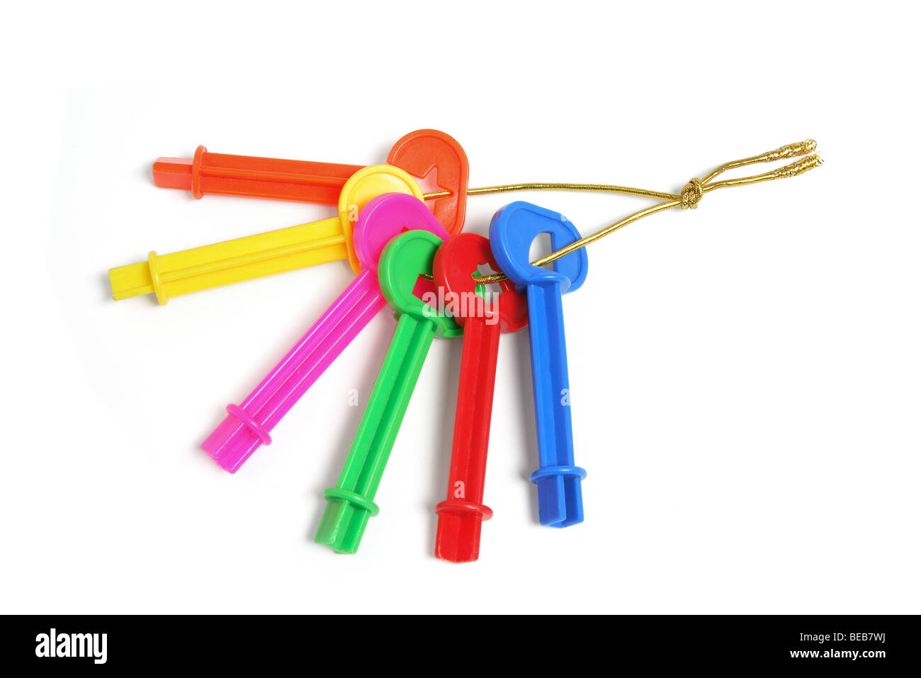 Bunch of Plastic Keys Stock Photo Alamy