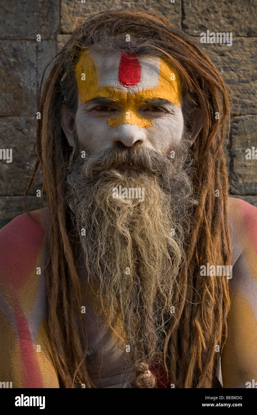Saddhu, Pashupatinath Temple, Kathmandu, Nepal Stock Photo Alamy