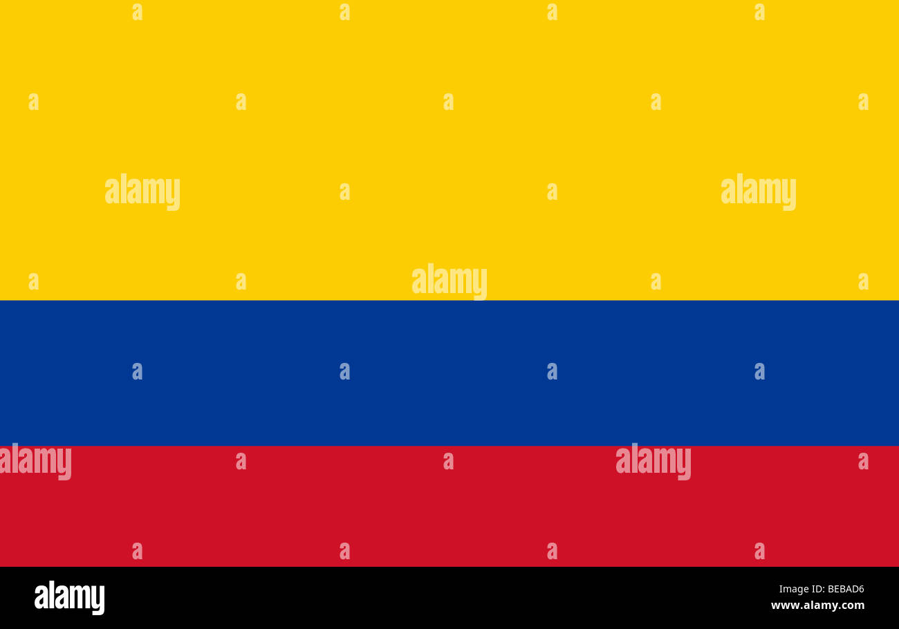 Flag of Colombia Stock Photo