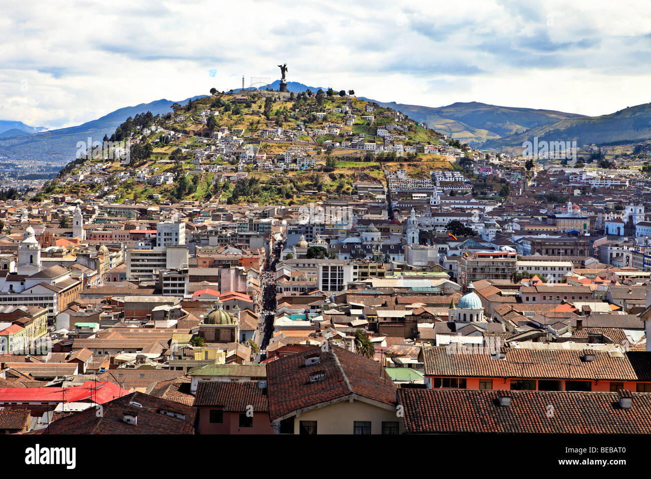 Downtown quito hires stock photography and images Alamy