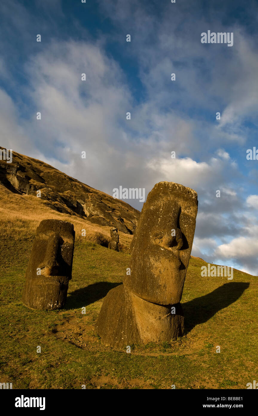 Rano Raruku Volcano, Easter Island Stock Photo Alamy