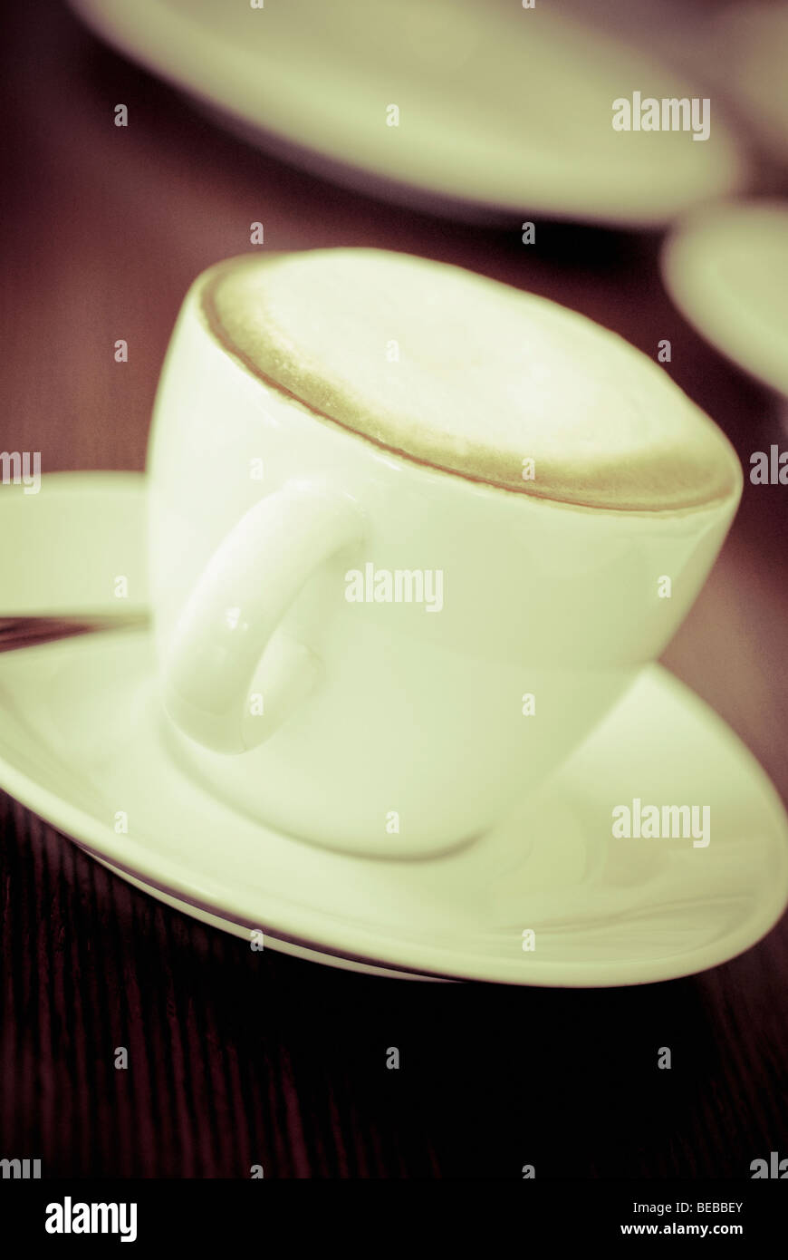 Close-up of a coffee cup Stock Photo