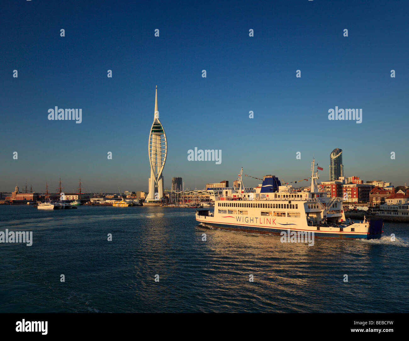Portsmouth Harbour. Stock Photo
