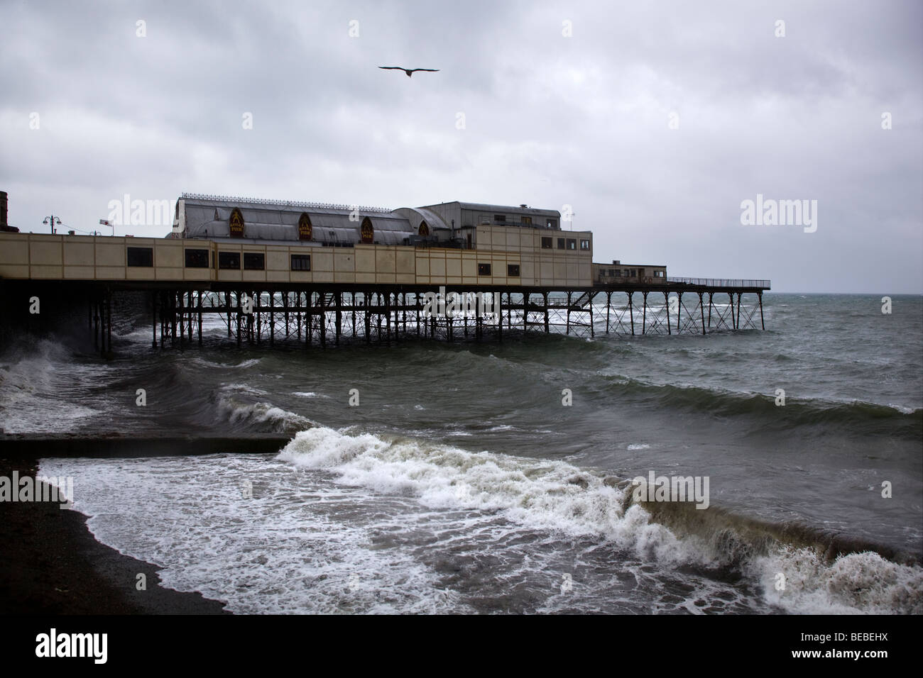 Seafront at Aberystwyth Stock Photo Alamy