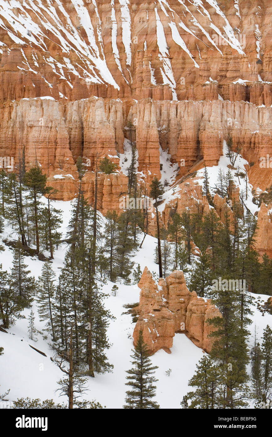 Bryce Canyon in Winter Stock Photo Alamy