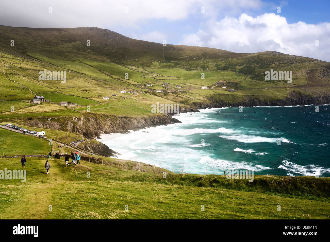 Coumeenoole beach, Dingle Peninsula, Co Kerry, Ireland Stock Photo