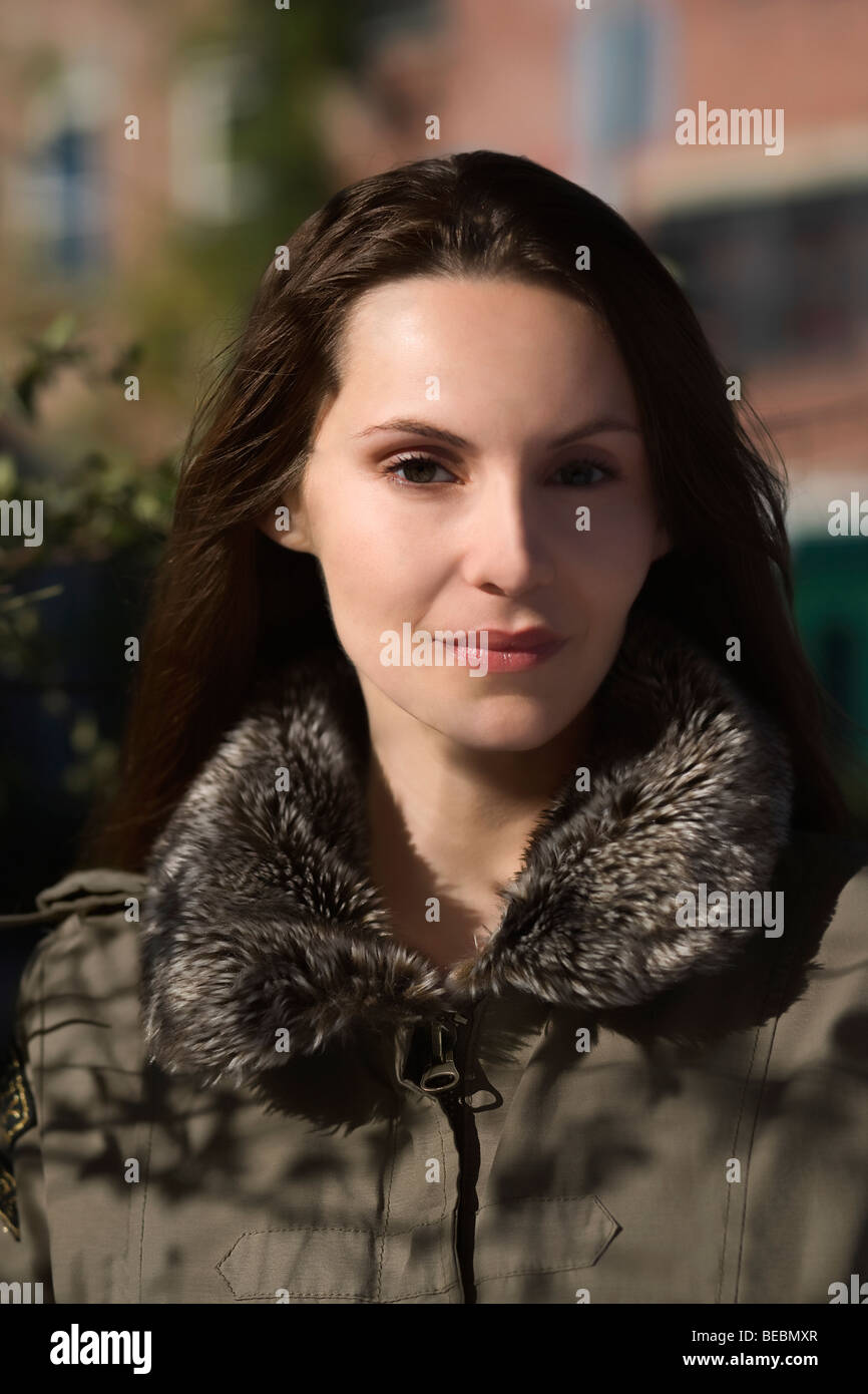 Long fur coat hi-res stock photography and images - Alamy