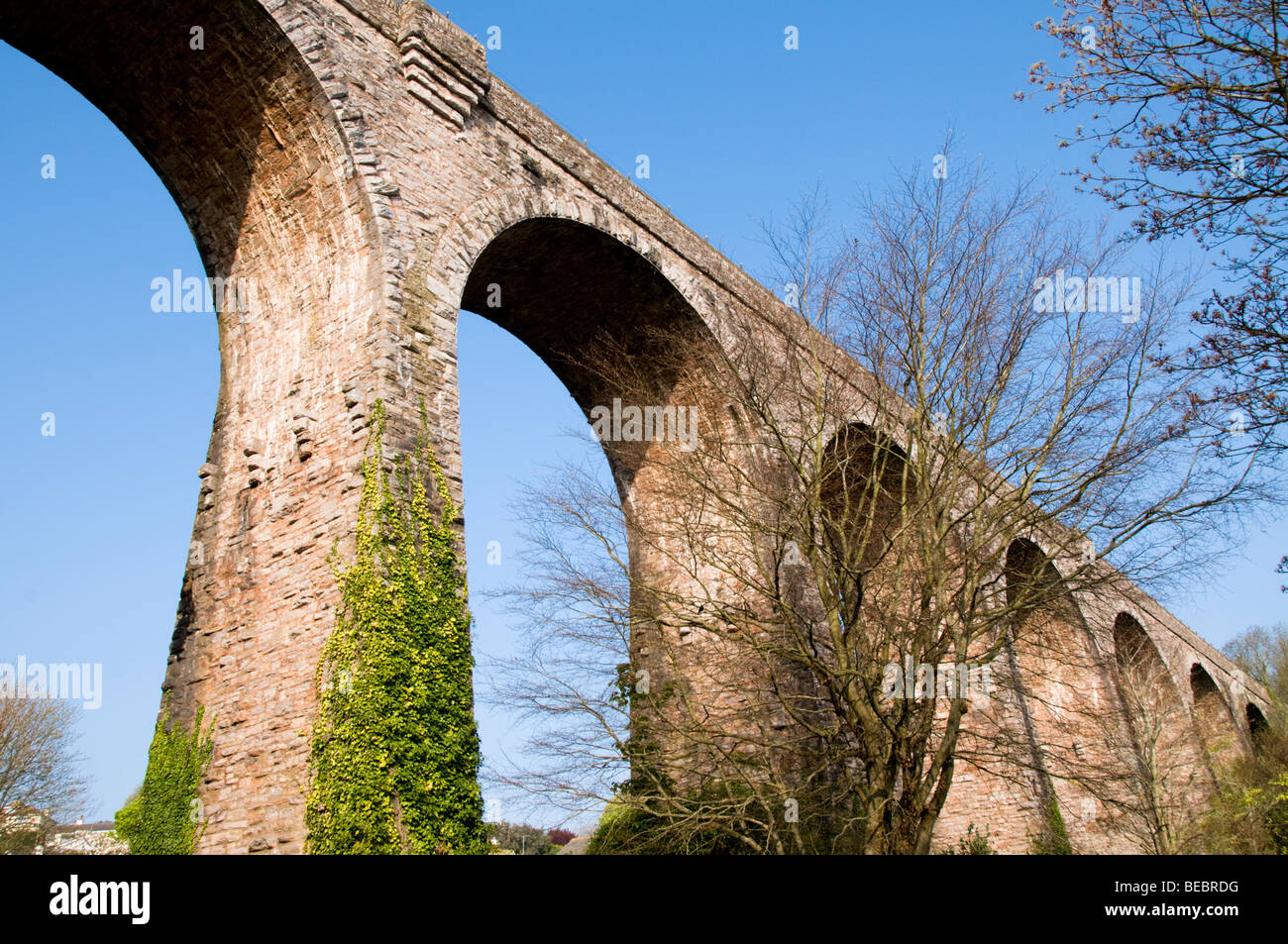 Hookhills Viaduct designed by Isambard Kingdom Brunel, Broadsands, Devon, UK Stock Photo