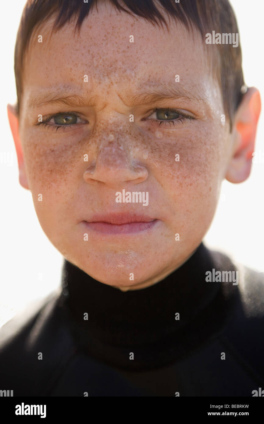 Sweat face boy hi-res stock photography and images - Alamy