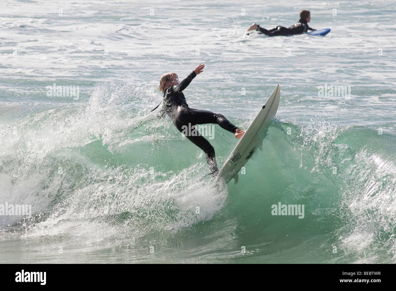 Surfer at Manly Beach in Sydney, Australia Stock Photo Alamy