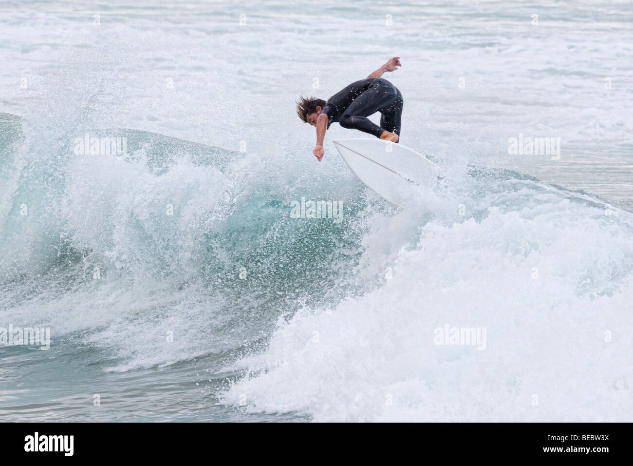 Surfer at Manly Beach in Sydney, Australia Stock Photo Alamy