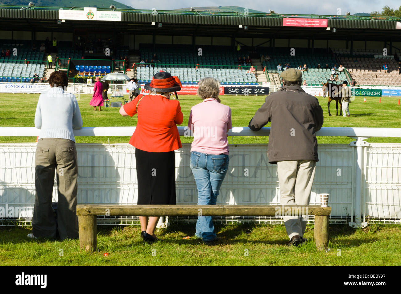 Spectators at the Royal Welsh Show Stock Photo