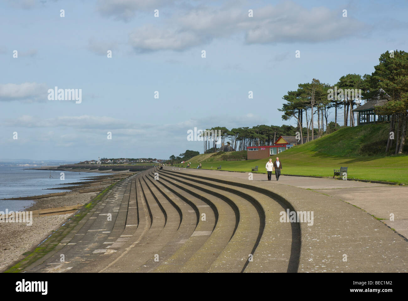 The promenade, Silloth, West Cumbria, England UK Stock Photo Alamy