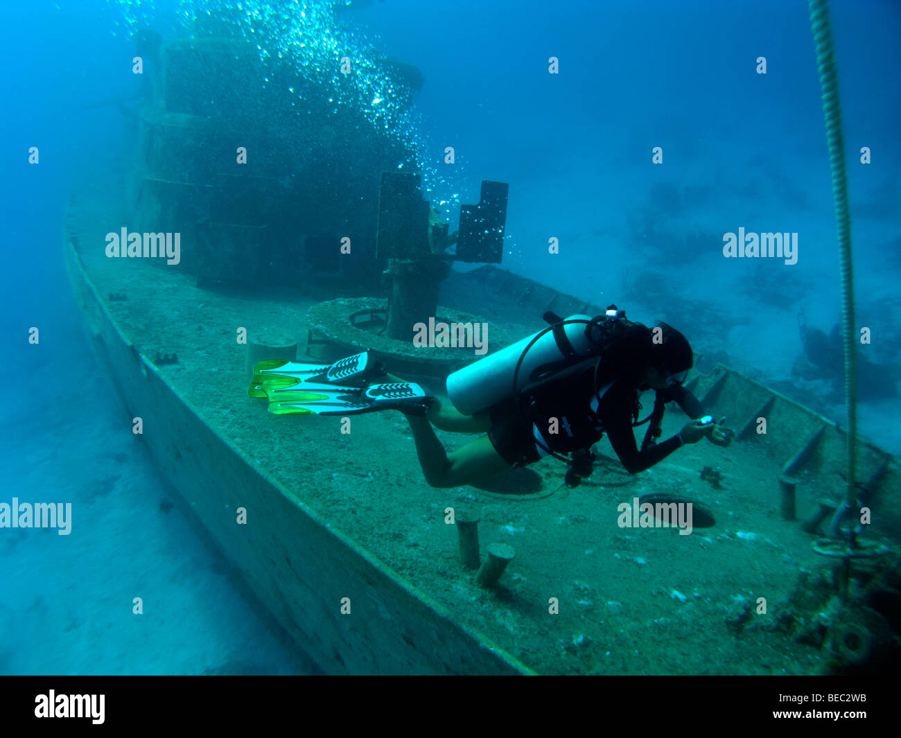 Port Nelson Wreck, Nassau, Bahamas Stock Photo Alamy