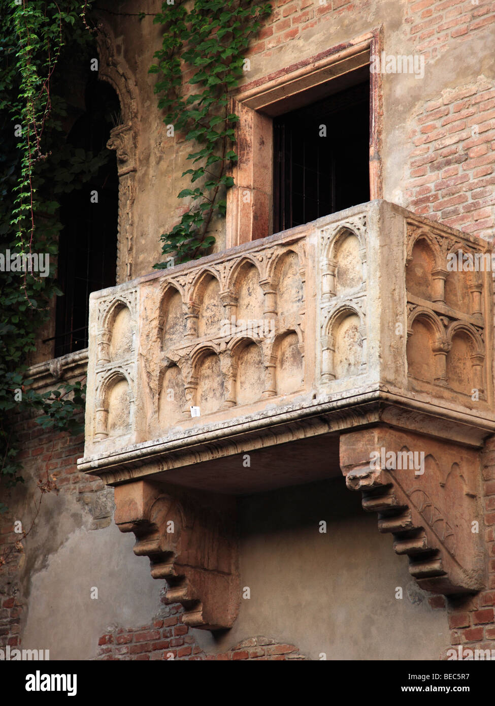 Italy, Verona, Juliet's house, balcony Stock Photo